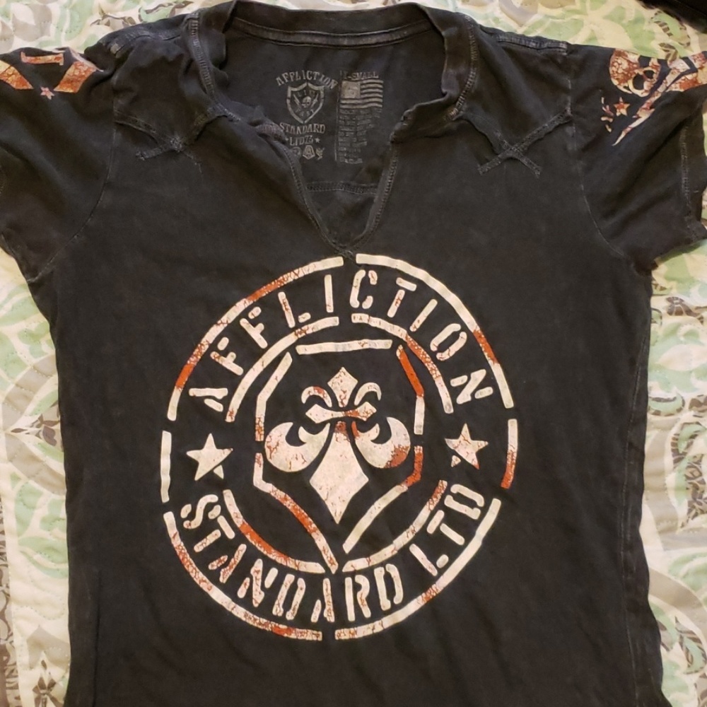 Affliction V neck